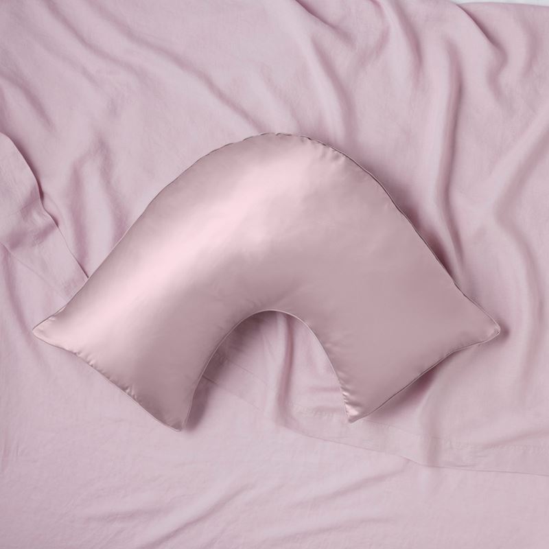 Pure Silk Mauve Pillowcases