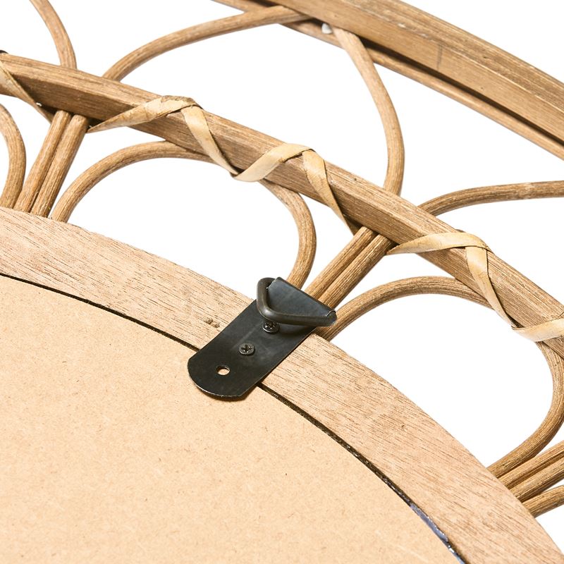 Barbados Natural Round Mirror