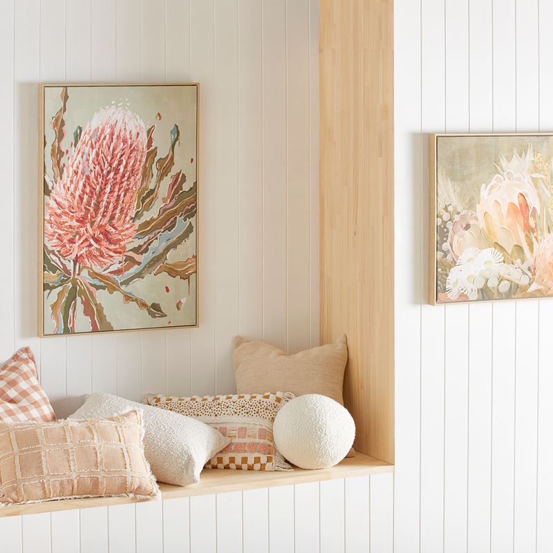 Native Sage Banksia Canvas