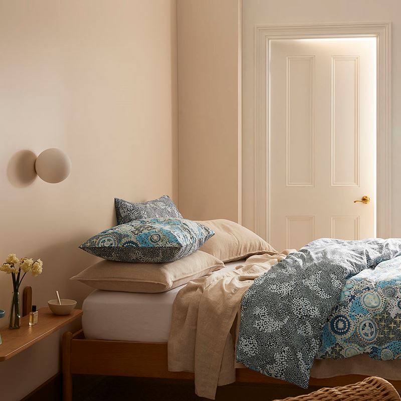 Cungelella Kalkatungu Blue Quilt Cover Set + Separates