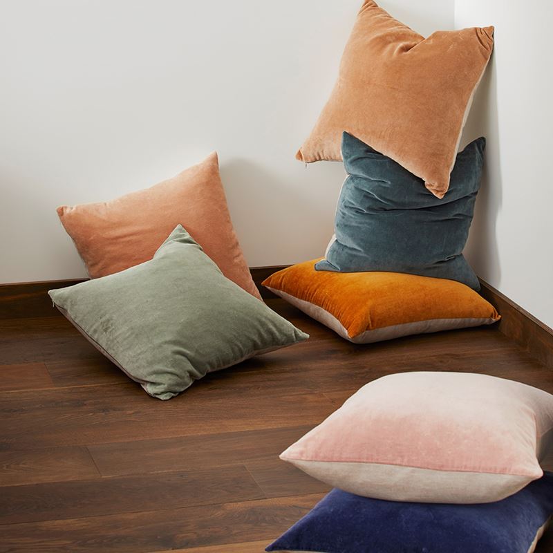 Bombay Velvet Cushion Navy