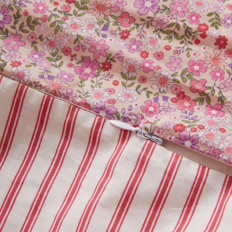 Heirloom Madelyn Floral Rose Cot Quilt Cover Set