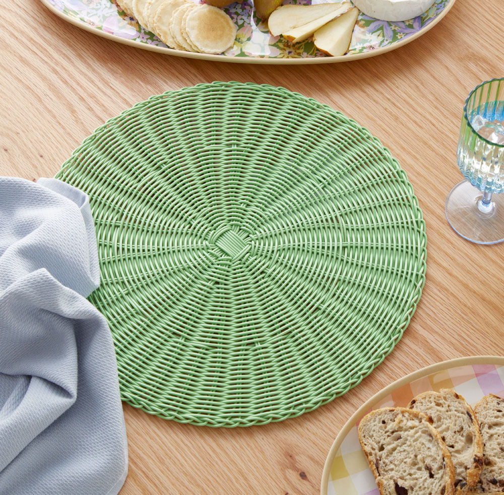 Tribeca Green Placemat 2 Pack