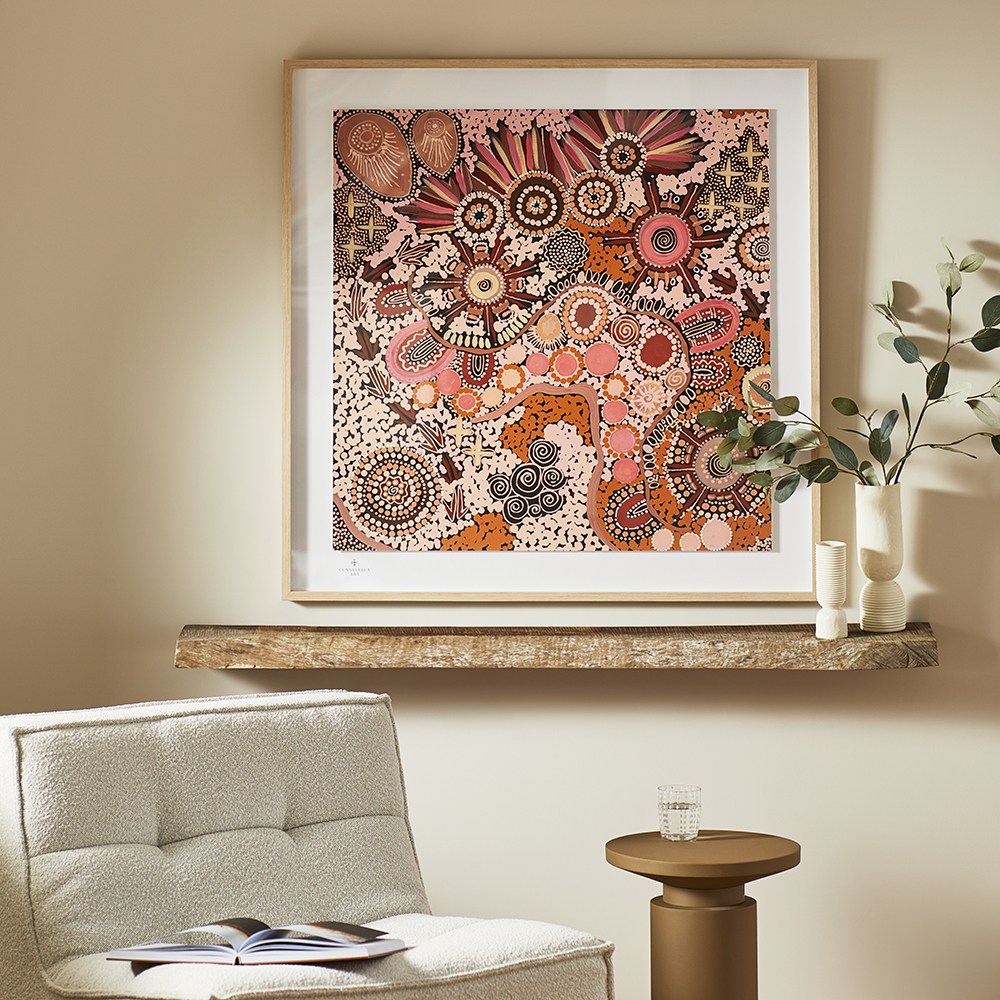 Cungelella Kalkatungu Framed Wall Art