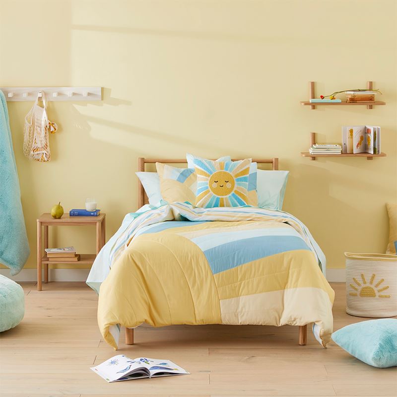 Sunbeam Multi Quilted Quilt Cover Set