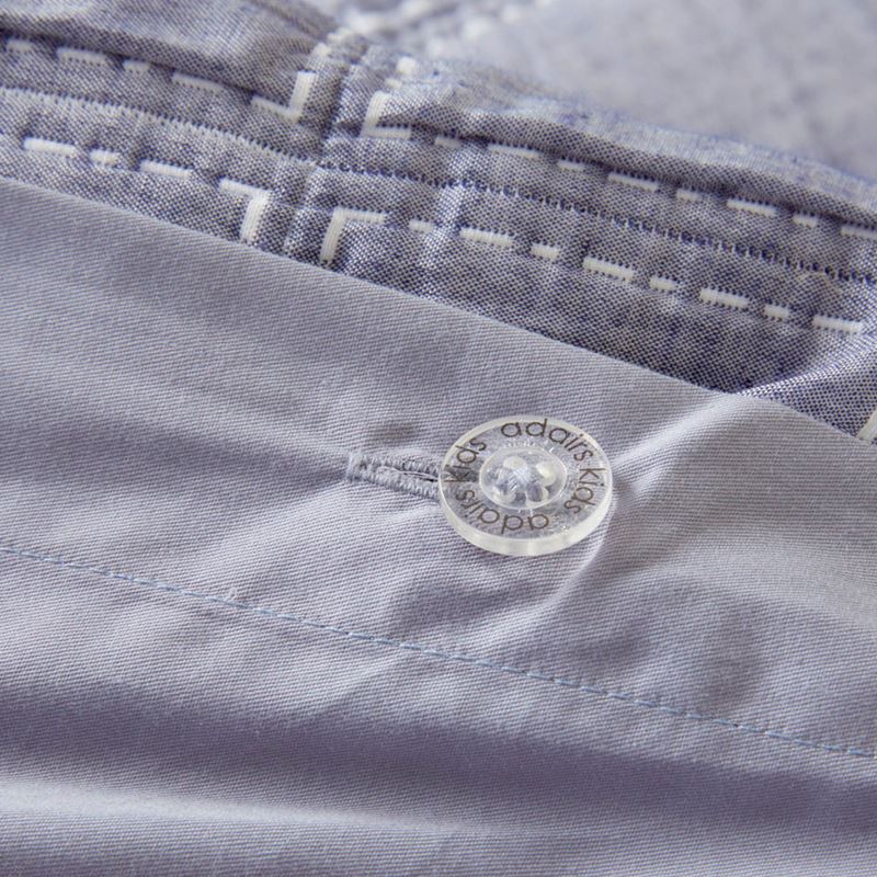 Thomas Patchwork Indigo Chambray Quilted Quilt Cover Set