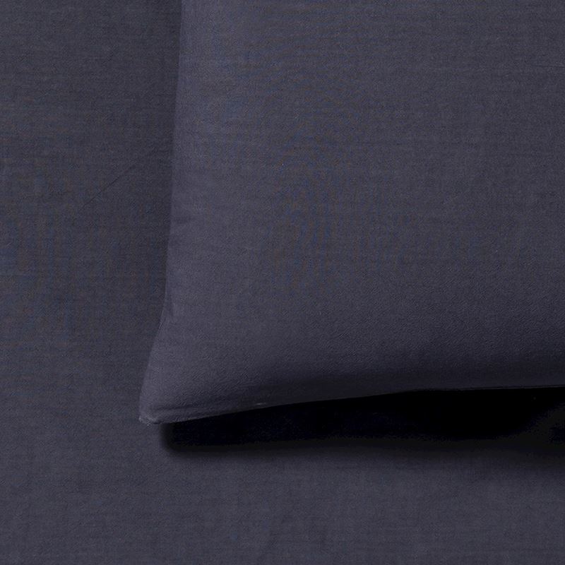 Stonewashed Cotton Charcoal Sheet Separates