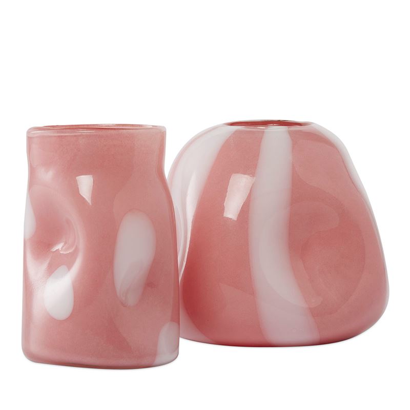 Pink Stripes Vase