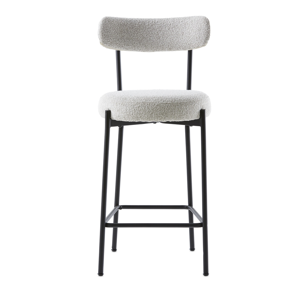 Remi Snow Boucle Counter Chair