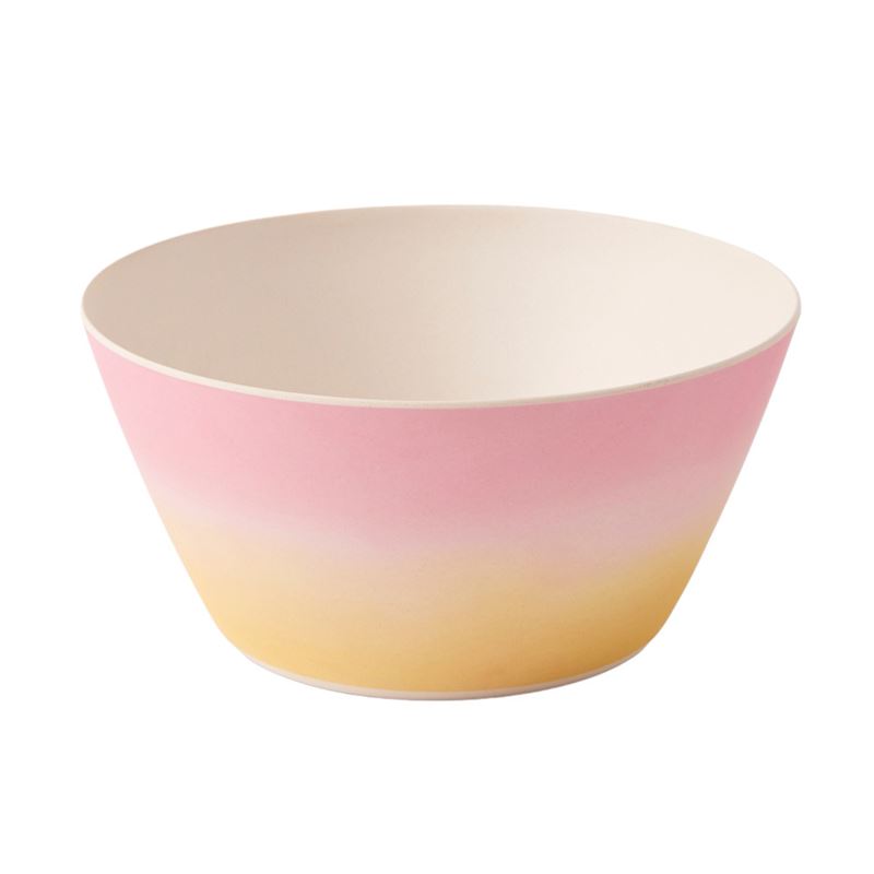 Ombre Sunrise Bamboo Servingware