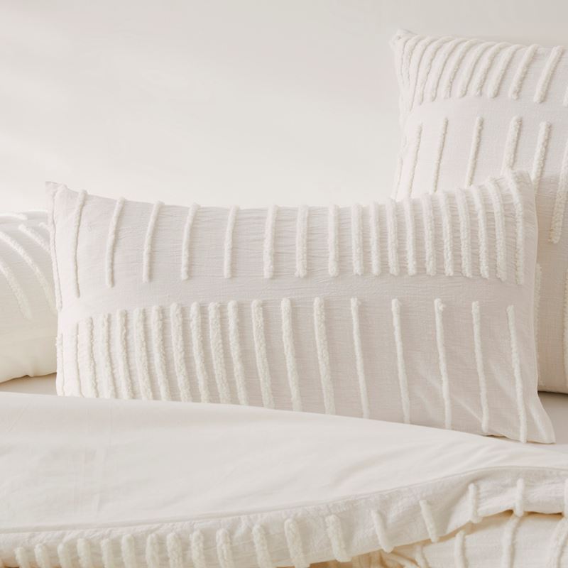 Cody White Tufted Quilt Cover Separates