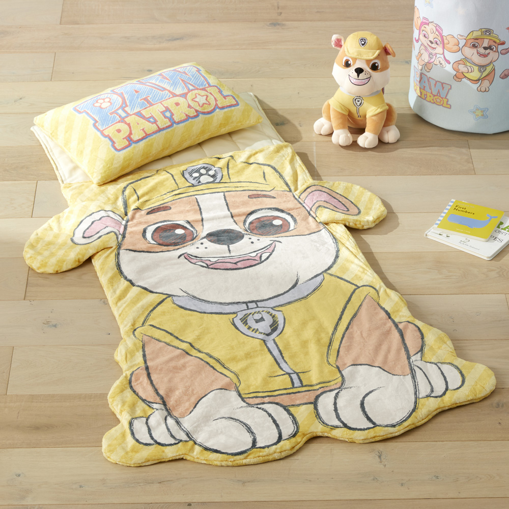 Paw Patrol Rubble Shaped Sleeping Bag