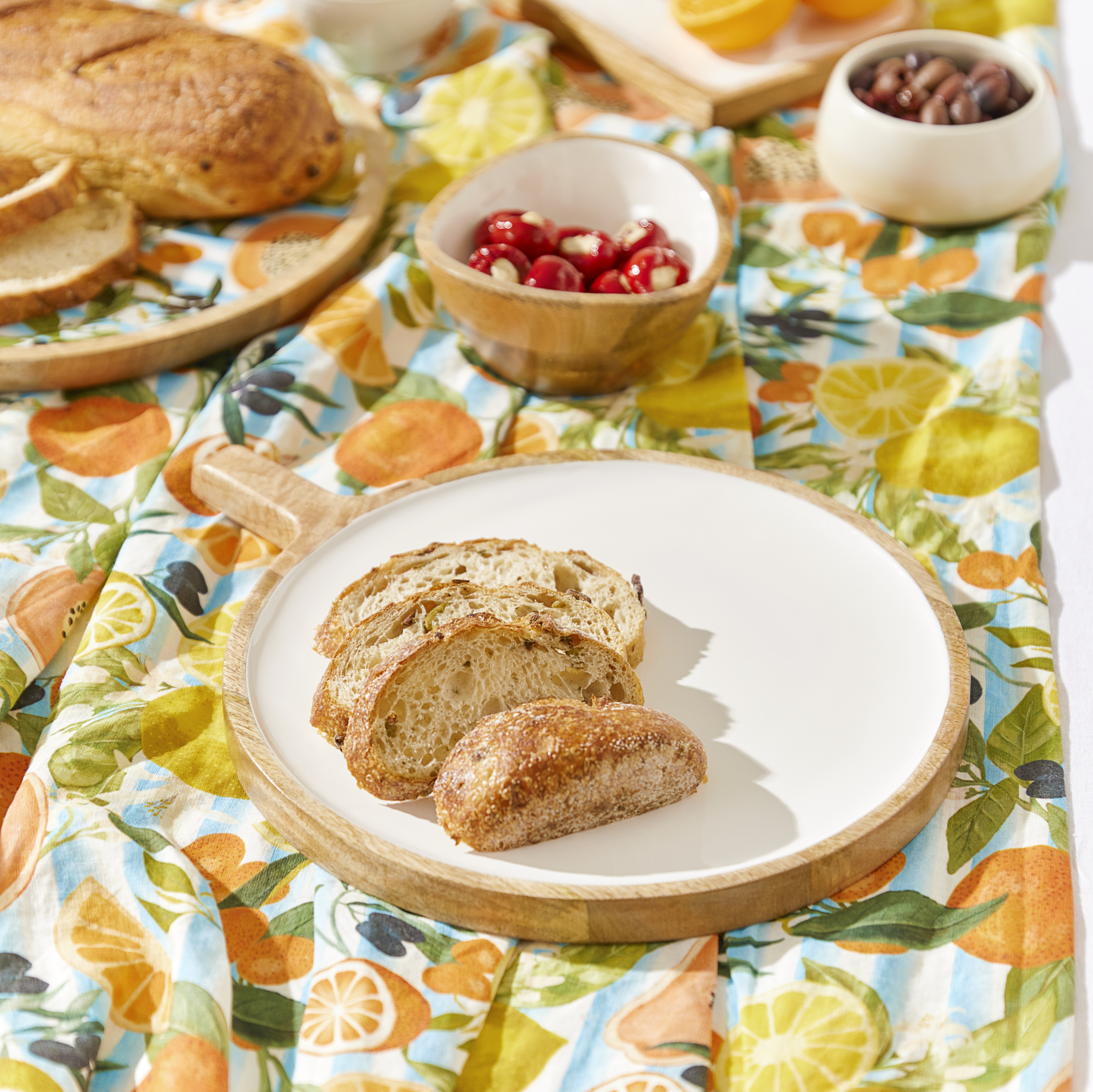 Blanco Natural & White Timber Food Platter