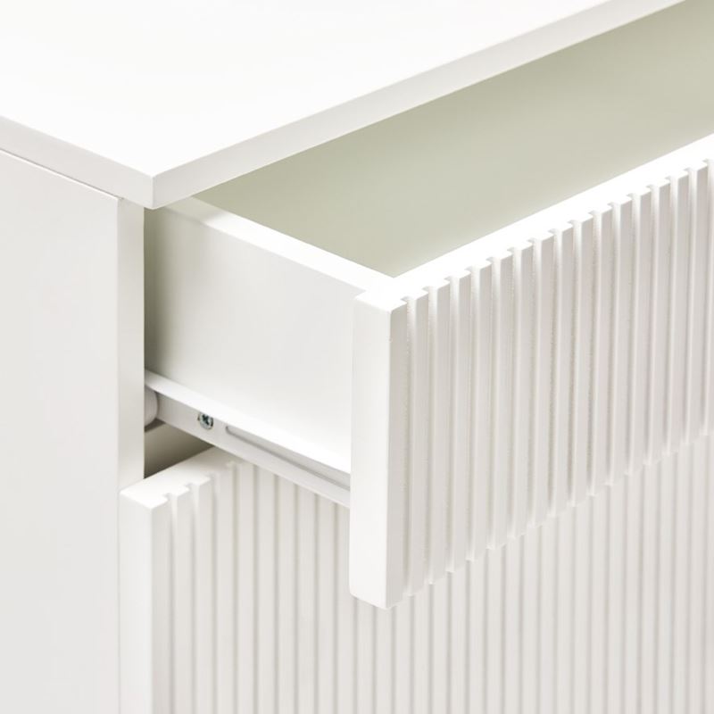 Elliott White Bedside Table