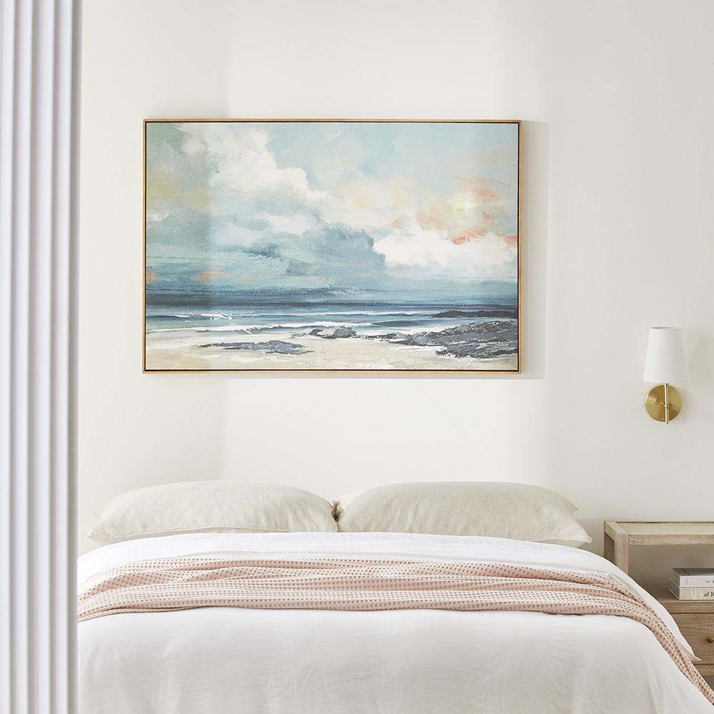 Cape Handpainted Cloud Grey Twilight Canvas