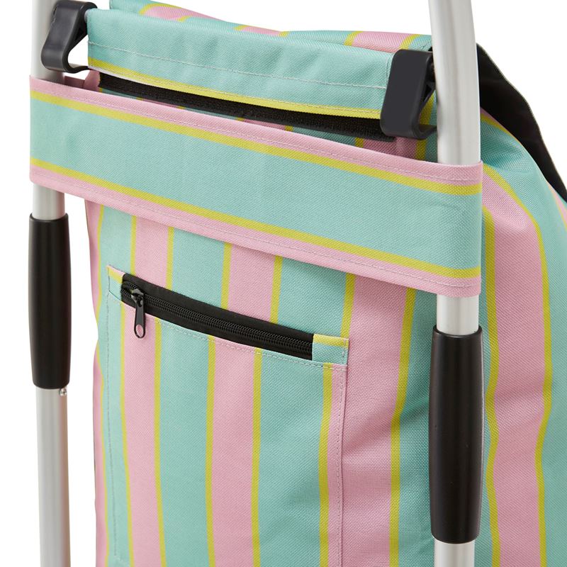 Summer Stripe Shopping Trolley