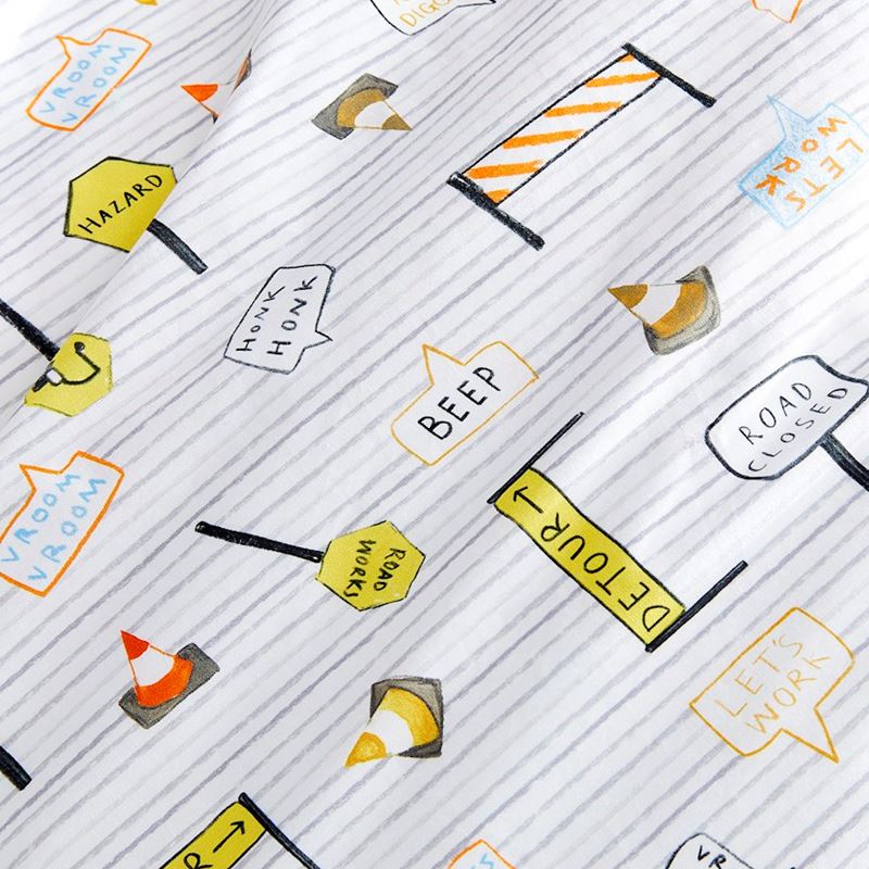 Truck Town Multi Quilted Quilt Cover Set