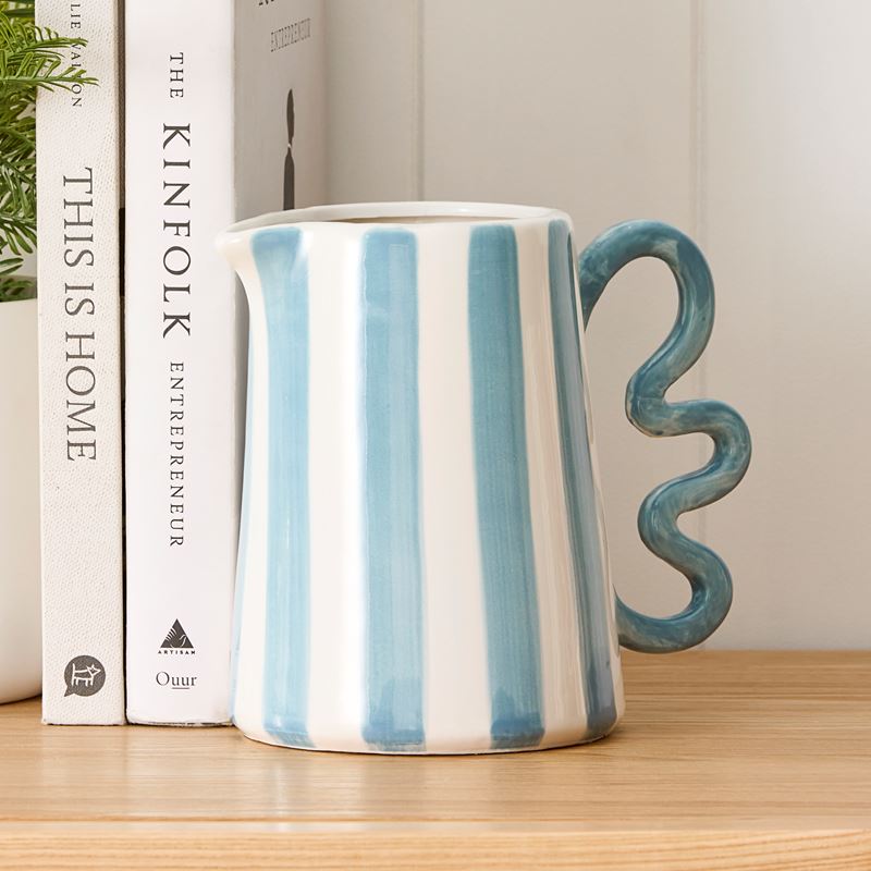 Bambini Blue Stripe Vase Collection