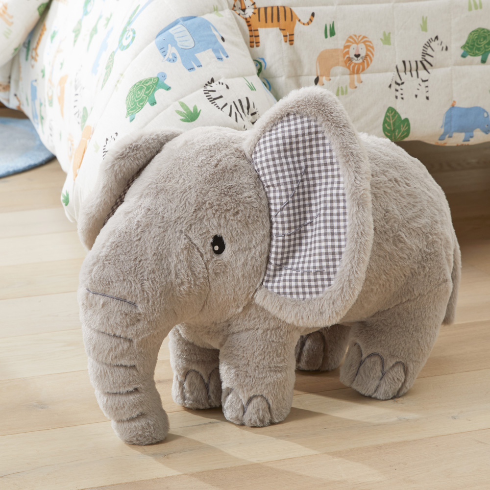 Eddie Elephant Soft Grey Treasure Toy