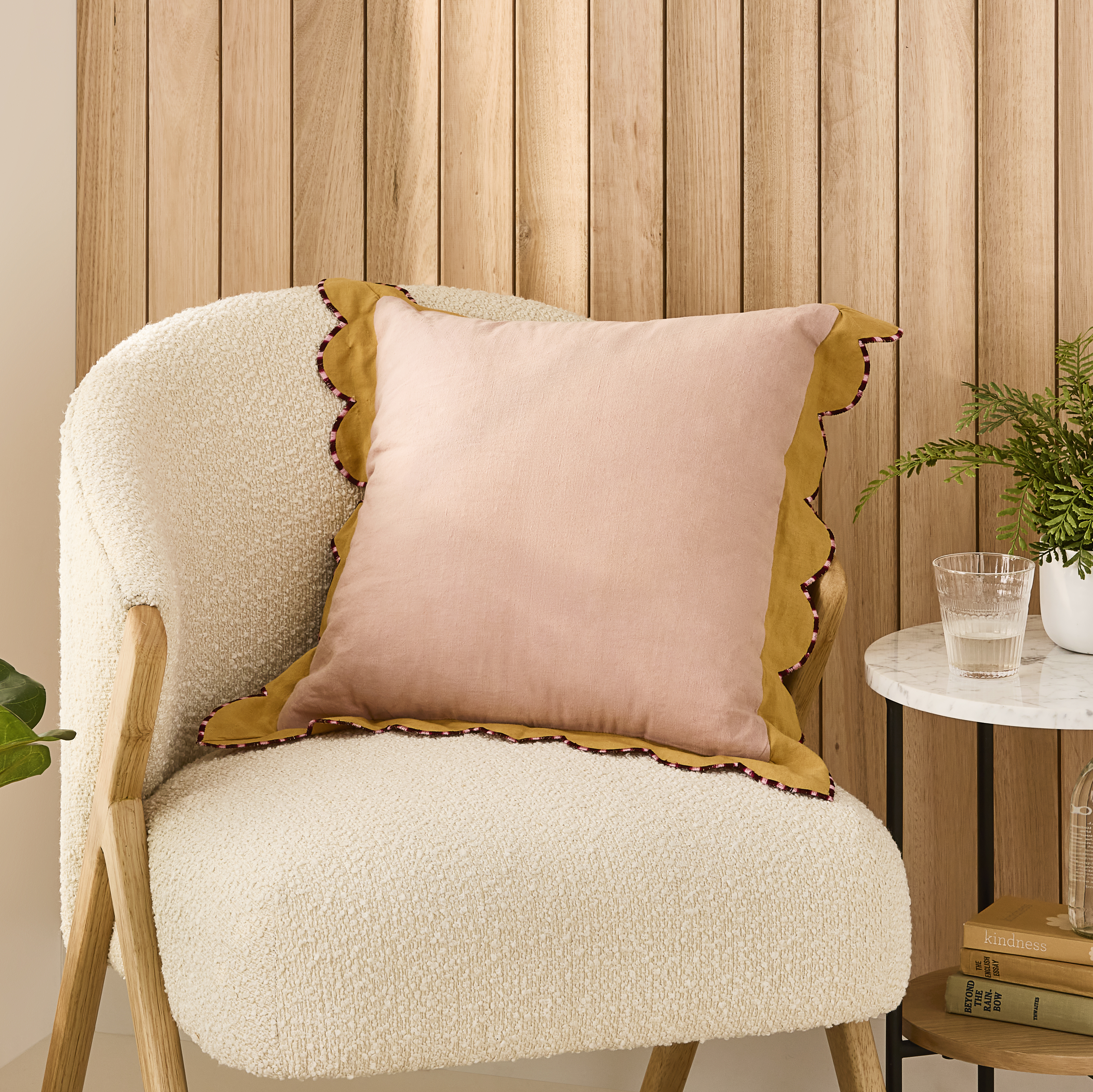 Ari Pink & Mustard Cushion