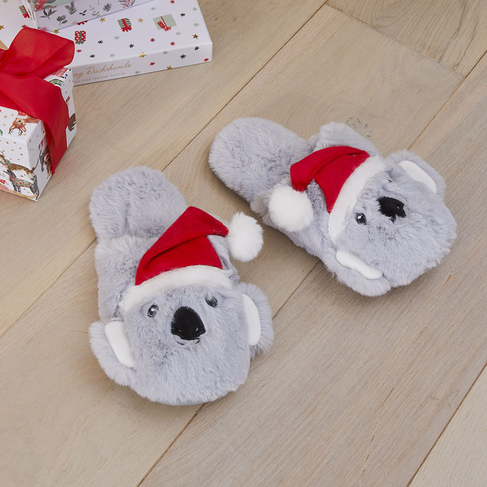 Christmas Koala Christmas Novelty Slippers