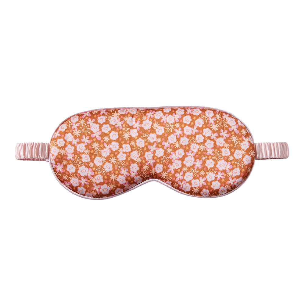 Pure Silk Sunset Floral Eye Mask