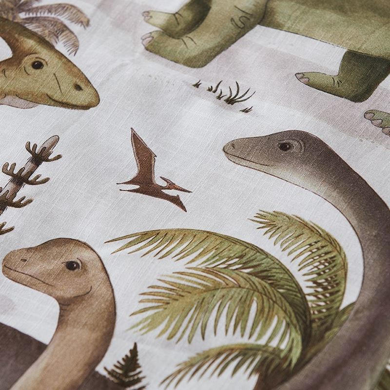 Fleur Harris Prehistorica Natural Cot Quilt Cover Set
