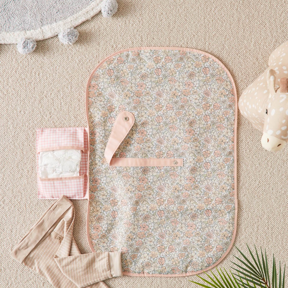 Vada Vintage Floral Travel Change Mat