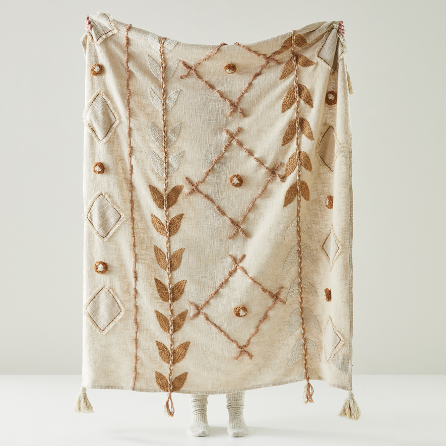 Emilia Natural Throw