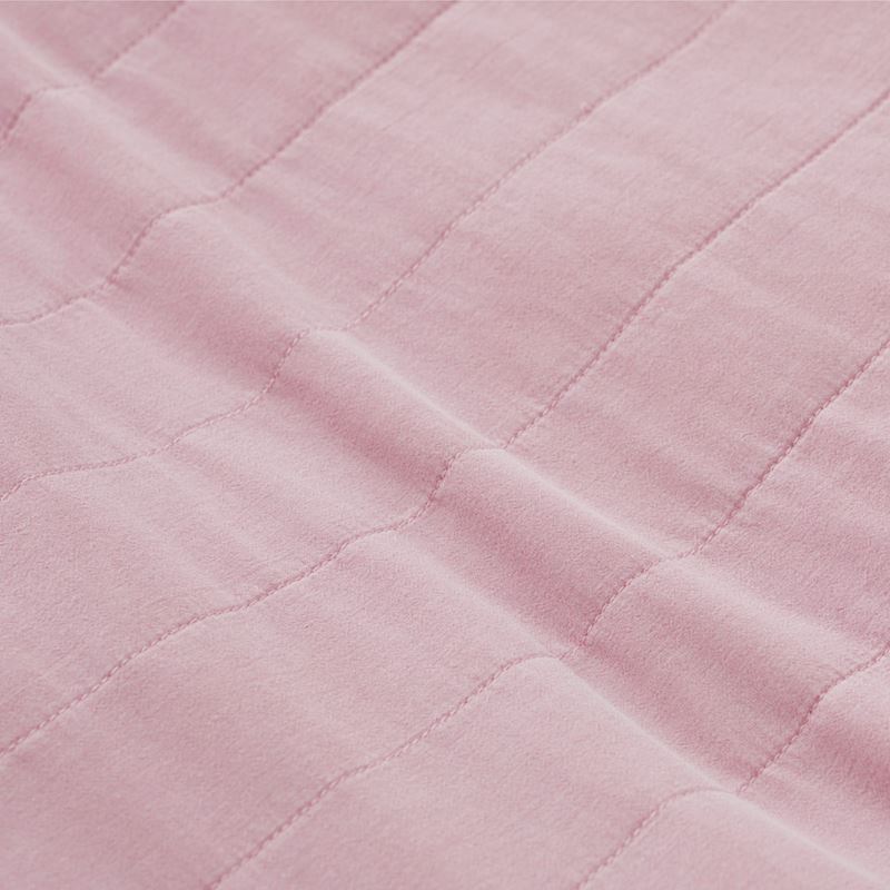 Bronte Quilted Mauve Quilt Cover Separates