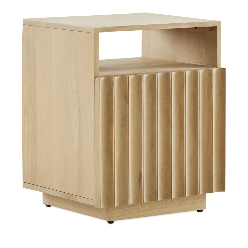 Bari Natural Bedside Table