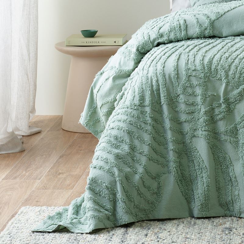 Foliage Sage Bedspread Set