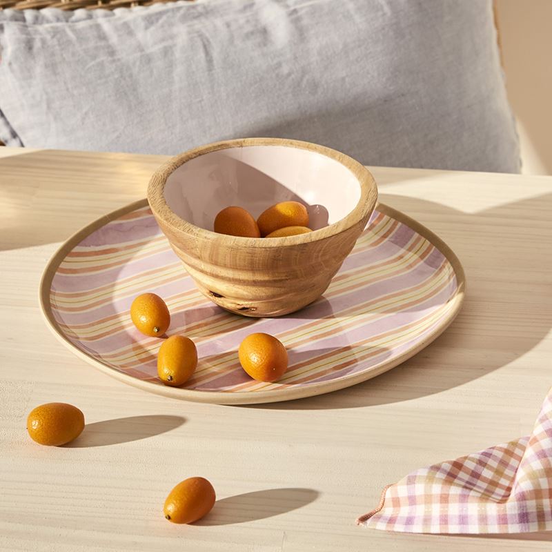 Summer Sorbet Stripe Melamine Servingware
