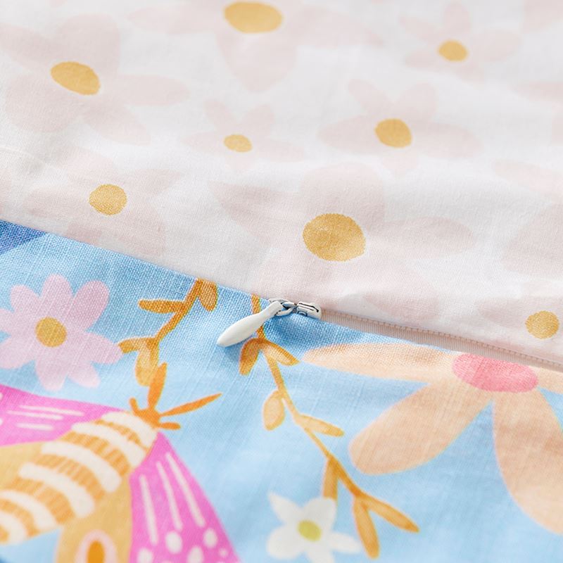 Spring Garden Bluebell Cot Quilt Cover Set