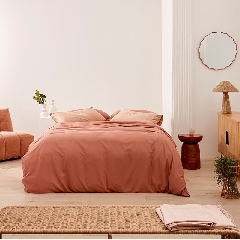 Bamboo Linen Twin Needle Earth Pillowcases