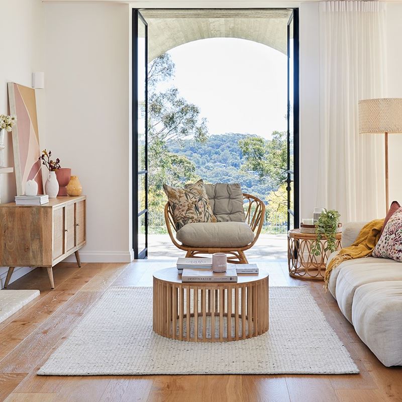 Slat Oak Coffee Table