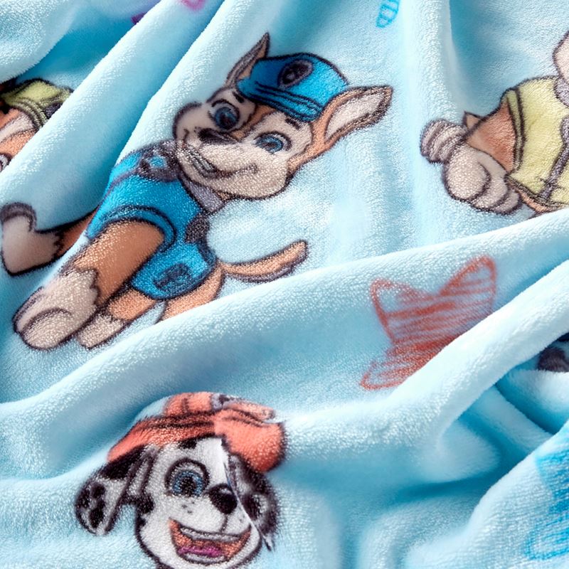 Paw Patrol Sky Blue Hooded Towel