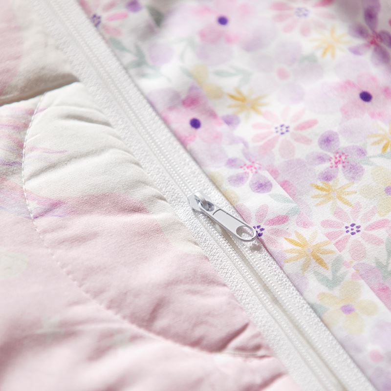 Unicorn Squad Pink Cot Quilted Quilt Cover Set