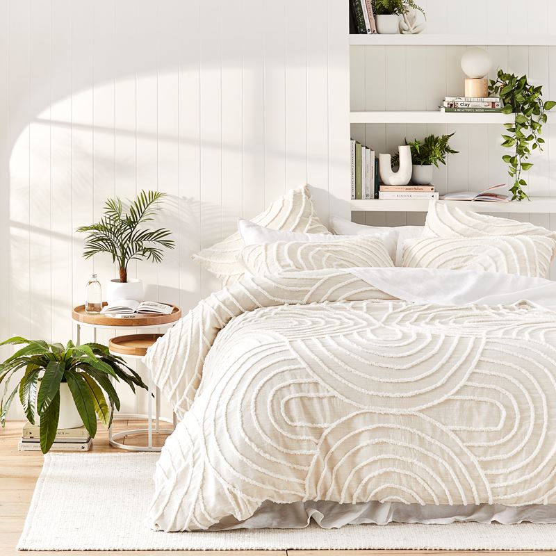 Horizon Natural Tufted Pillowcases