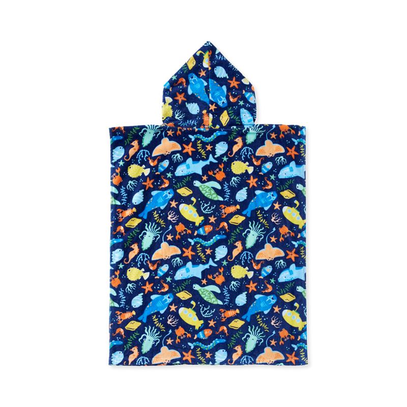 Sealife Kids Hooded Beach Towel