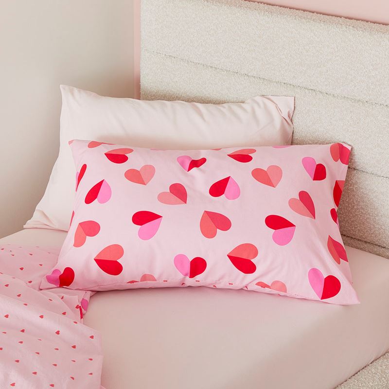 Sweet Heart Pink Quilt Cover Set
