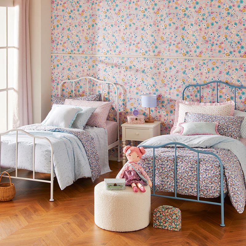 Heirloom Betsie Blue Navy Floral Quilt Cover Set