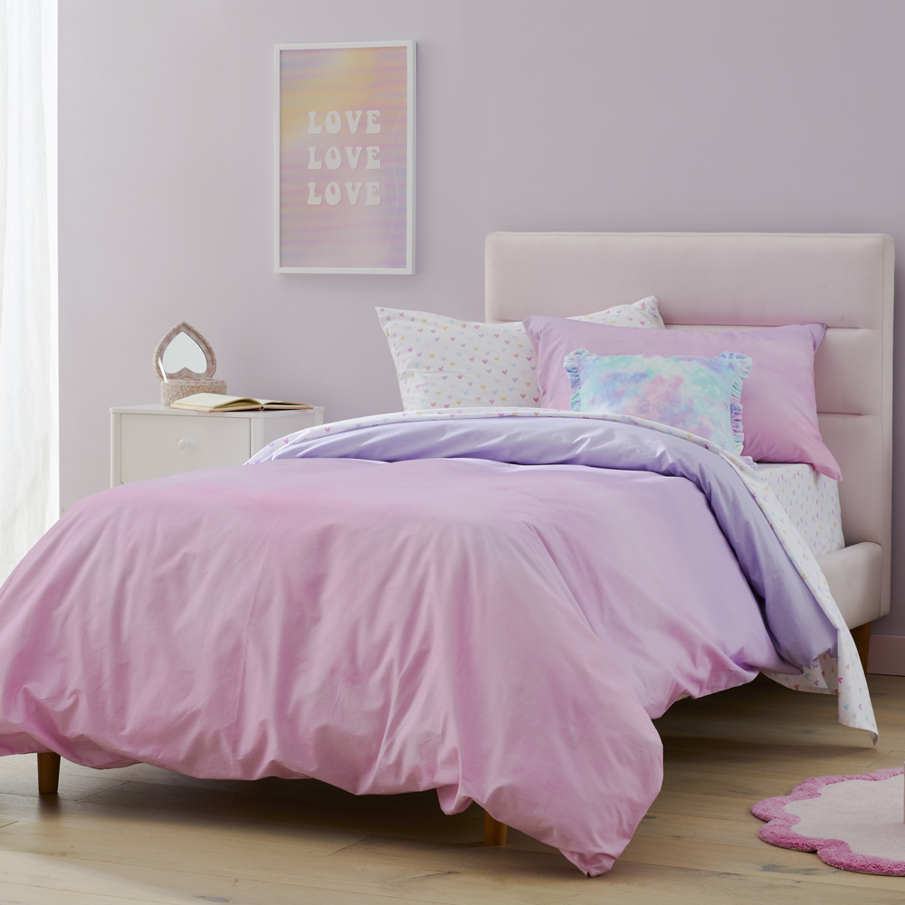 Sammie Ombre Pink Quilt Cover Set