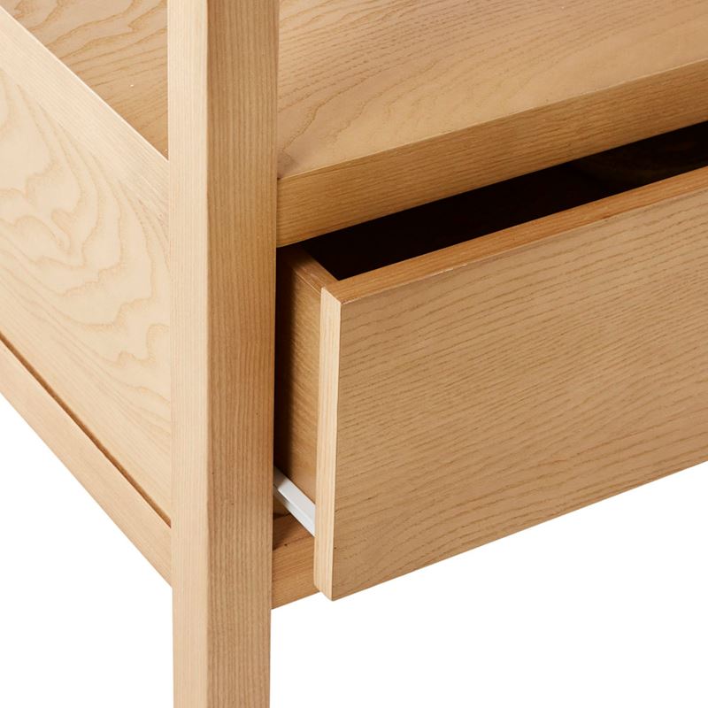 Walker Natural Bedside Table