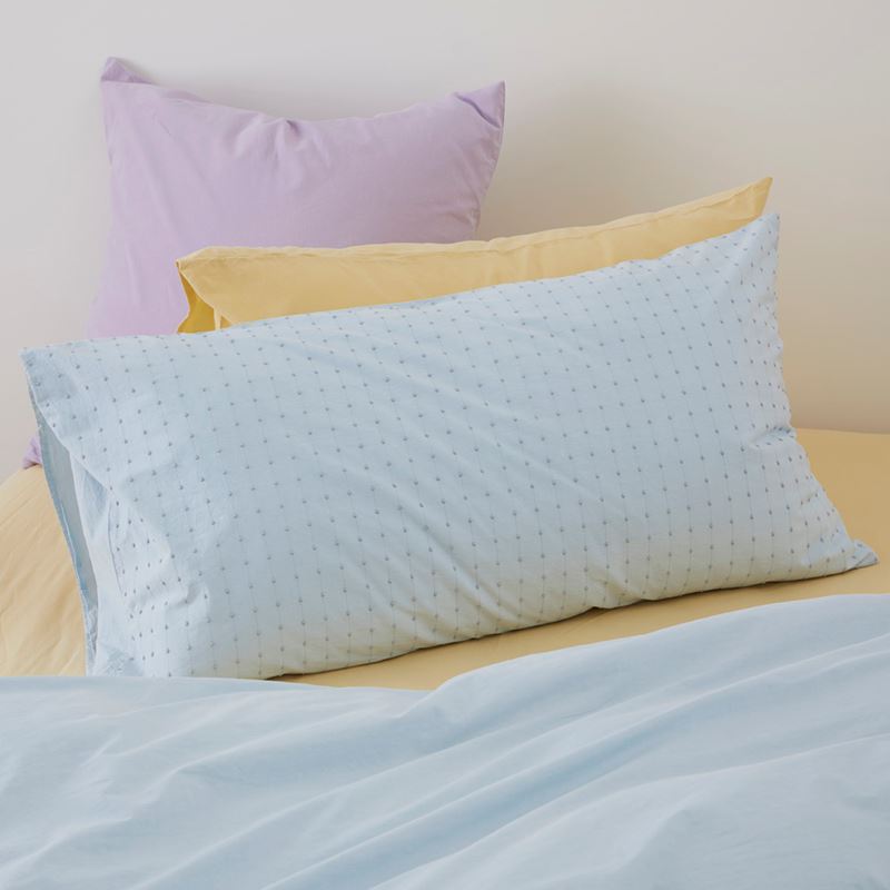 Remi Soft Blue Quilt Cover Set + Separates