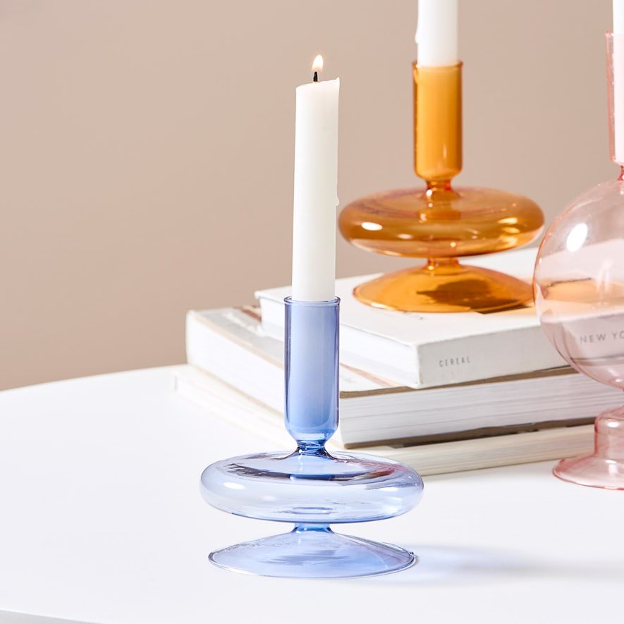 Merri Lavender Short Candle Holder