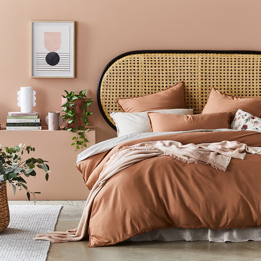 Bamboo Linen Earth Quilt Cover Separates