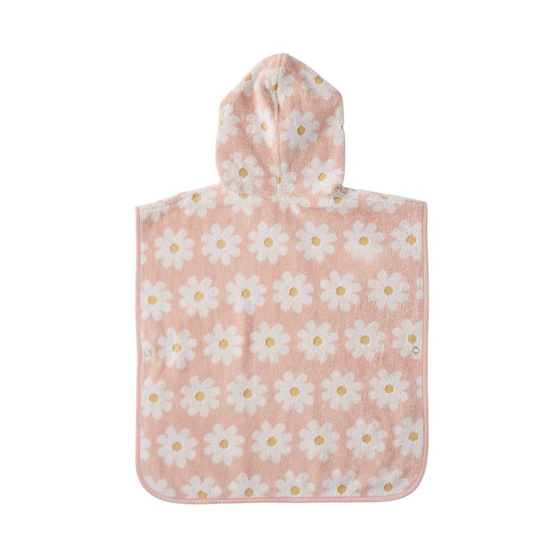 Daisy Floral Hooded Baby Bath Towel