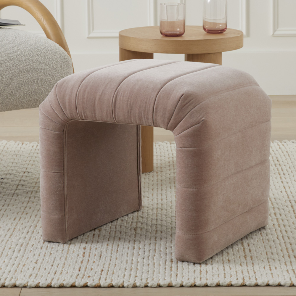 Carson Dusty Rose Ottoman