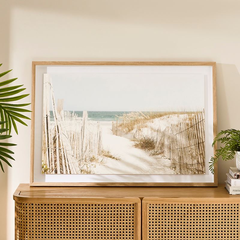 Flinders Framed Beach Walk Wall Art